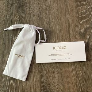 Iconic London eyeshadow beachside babe palette and make up brush set